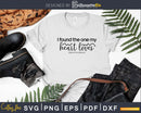 I Found The One My Heart Loves svg png cricut cutting files