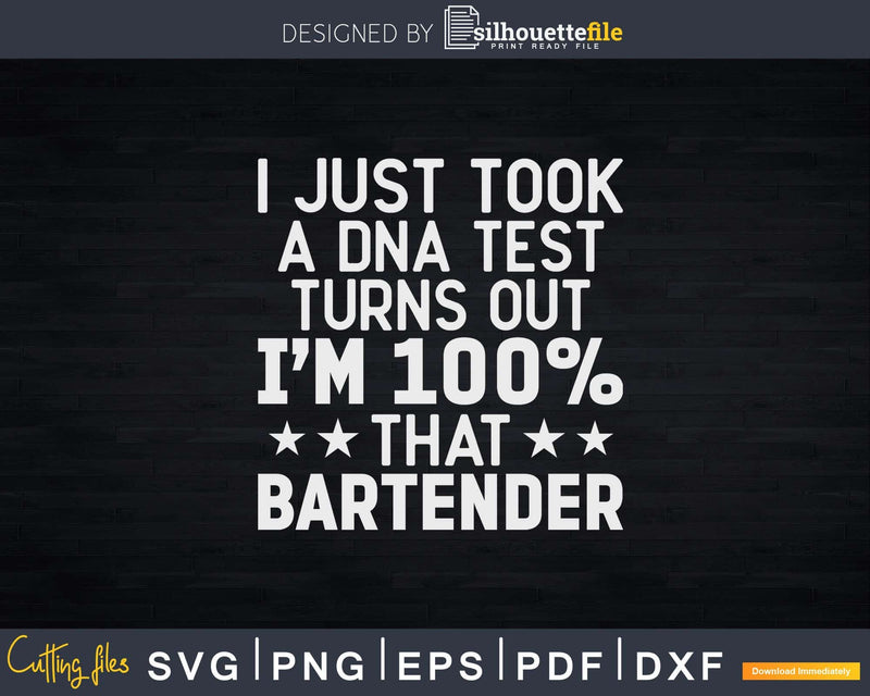 I Just Took A DNA Test Turns Out I’m 100% That Bartender