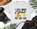 I Just Want Relax Crochet And Pet My Cat Svg Png Cut Files