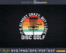I Love Disc Golf Vintage Retro Sunset Flying Sports Hobbies