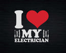 I Love My Electrician With Red Heart Svg Png Files