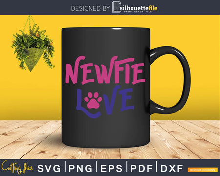 I Love My Newfoundland Dog Gifts Newfie Svg Files For Cricut