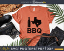 I Love Texas BBQ svg png cut files for silhouette