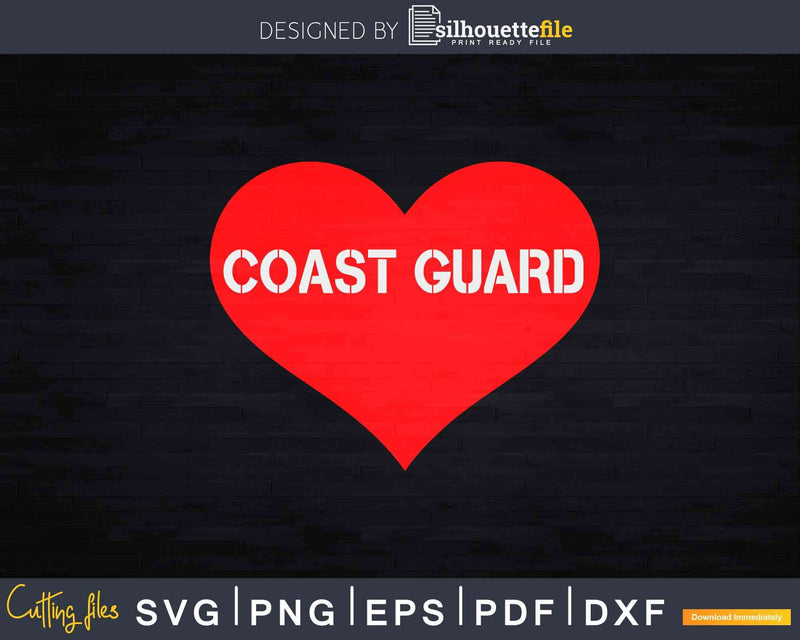 I love the Coast Guard Svg Dxf Printable Cut Files