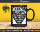 Ice Hockey Funny Defense Man Player Svg Png Eps Silhouette