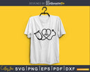 ICU Nurse Stethoscope Heart svg cricut cut cutting digital