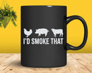 I’d Smoke That Fun BBQ Smoker Chef Svg Png Cricut Files