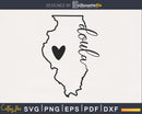 Illinois Doula svg cricut Instant download files