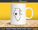 Illinois Doula svg cricut Instant download files