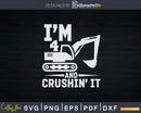 I’m 4 And Crushing It Svg Dxf Cricut Files