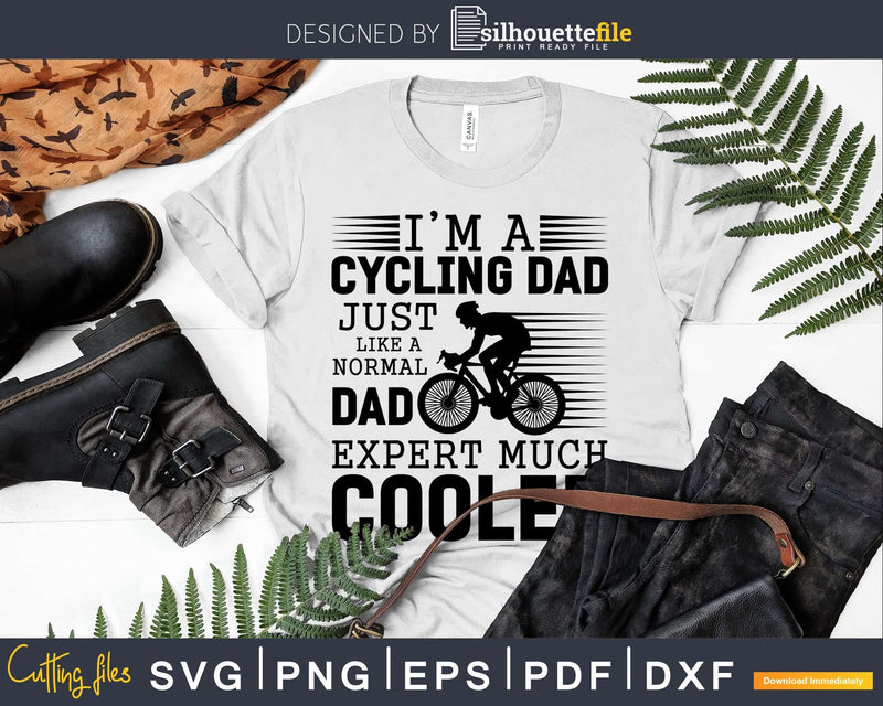 I’m a cycling dad just like normal except much cooler svg