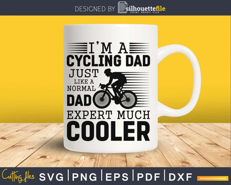 I’m a cycling dad just like normal except much cooler svg