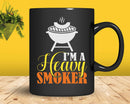 I’m A Heavy Smoker Funny BBQ Grillmaster Svg Png Cricut
