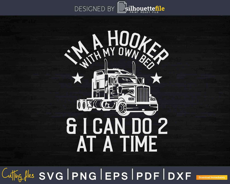 I’m a hooker with my own bed and I can do 2 at time Svg