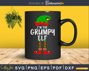 I’m The Grumpy Elf svg dxf png craft cricut cutting file