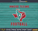In wood Texans Houston football svg cut file for silhouette