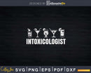 Intoxicologist Design Bartender Svg Png Dxf Cutting Files