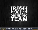 Irish Drinking Team Baseball Shirt St. Patricks Day Svg Png