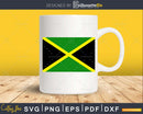 Jamaica flag svg cricut craft cutting printable files