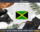 Jamaica flag svg cricut craft cutting printable files