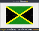 Jamaica flag svg cricut craft cutting printable files
