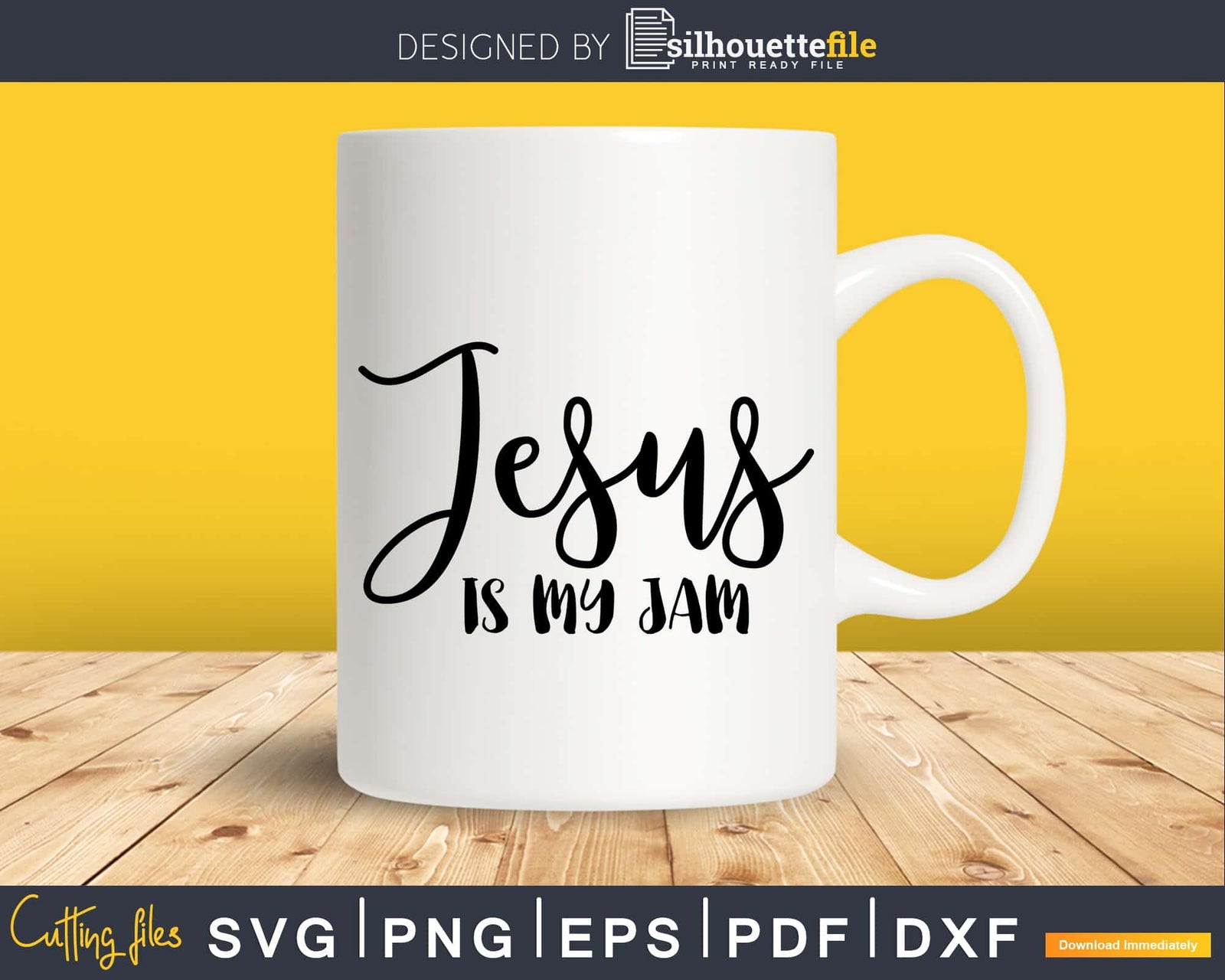 Jesus is My Jam svg png cricut shirts designs instant | Silhouettefile