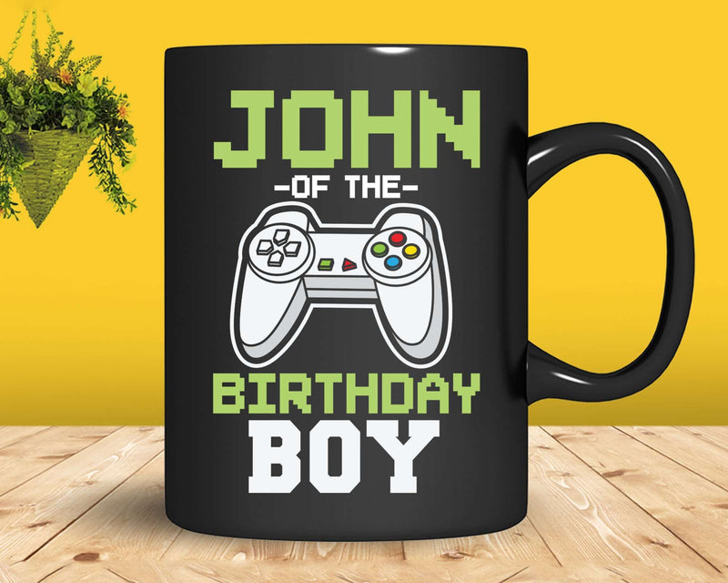 John of the Birthday Boy Matching Video Game buy svg designs