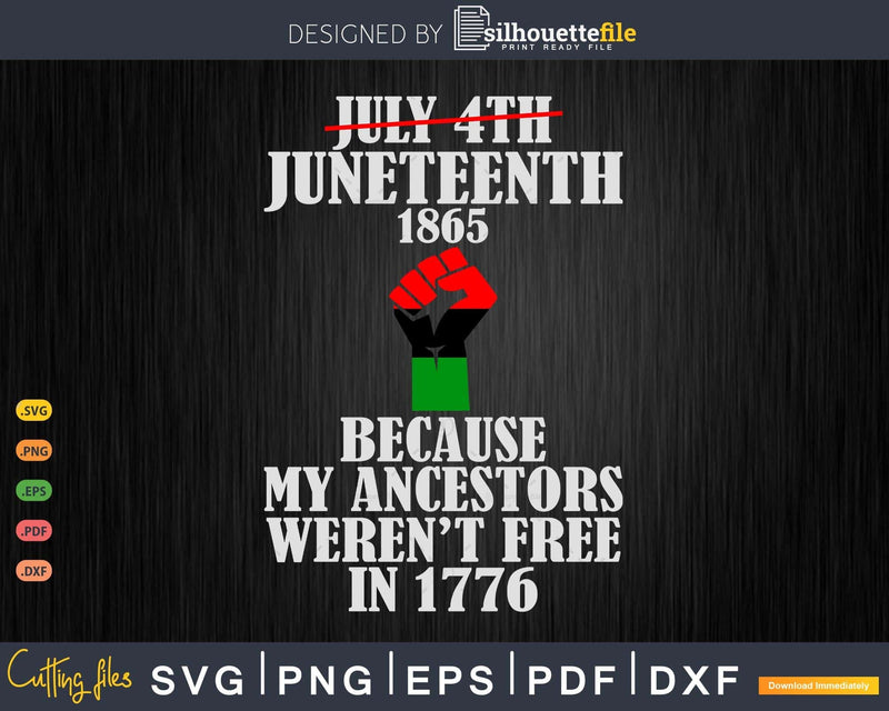 Juneteenth Ancestors Black African American Flag Pride Png
