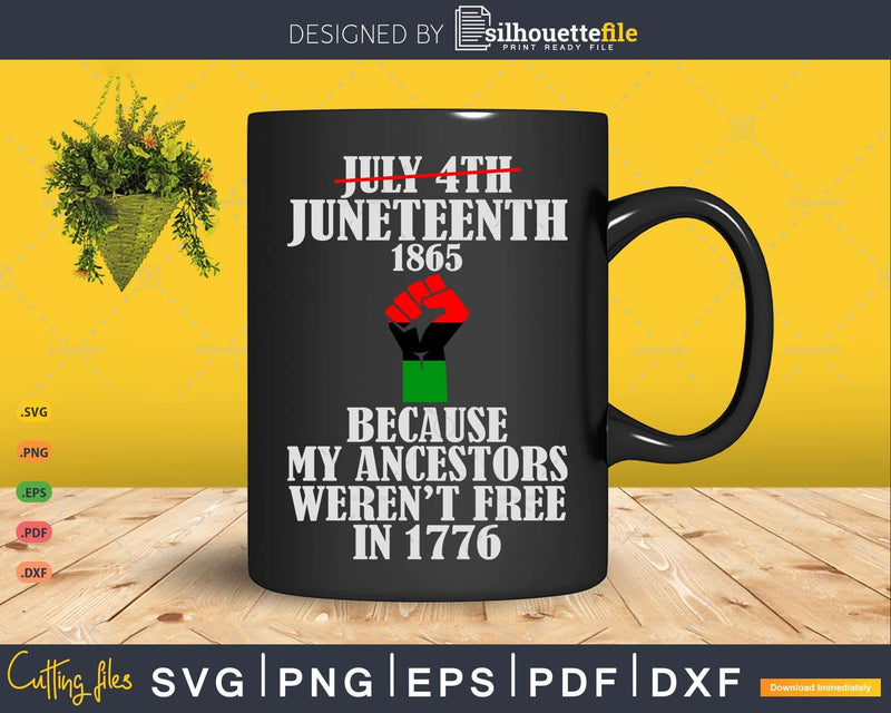 Juneteenth Ancestors Black African American Flag Pride Png