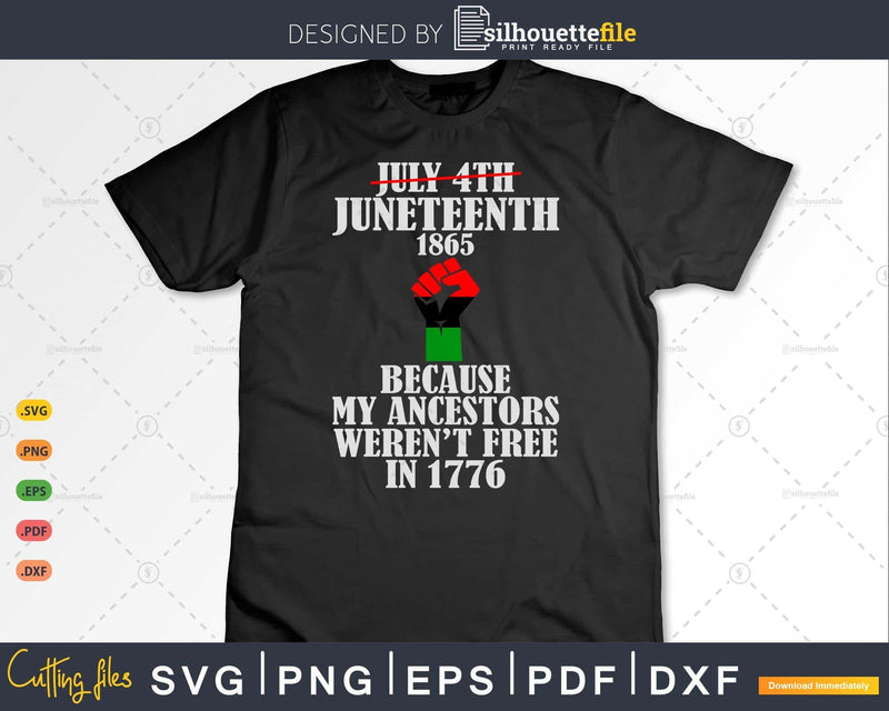 Juneteenth Ancestors Black African American Flag Pride Png