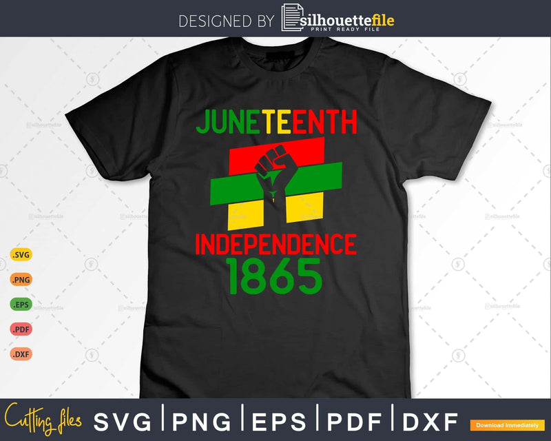 Juneteenth Black Americans Independence 1865 Png Svg Vector