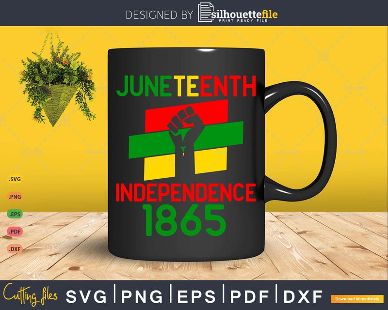 Juneteenth Black Americans Independence 1865 Png Svg Vector