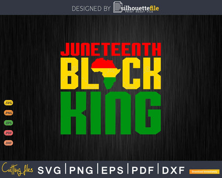 Juneteenth Black King Emancipation Day Melanin Pride Png