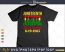 Juneteenth June 19th Black Freedom Png Svg Cut Files