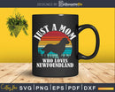 Just A Dad Who Loves Newfoundland Png Svg Files For Cricut