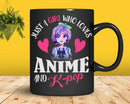 Just a Girl Who Loves Anime and K-Pop Png Svg Digital