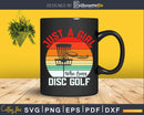 Just A Girl Who Loves Disc Golf Frisbee Svg T-shirt Design