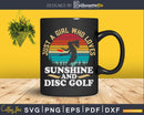 Just A Girl Who Loves Disc Golf Frolf Svg T-shirt Design