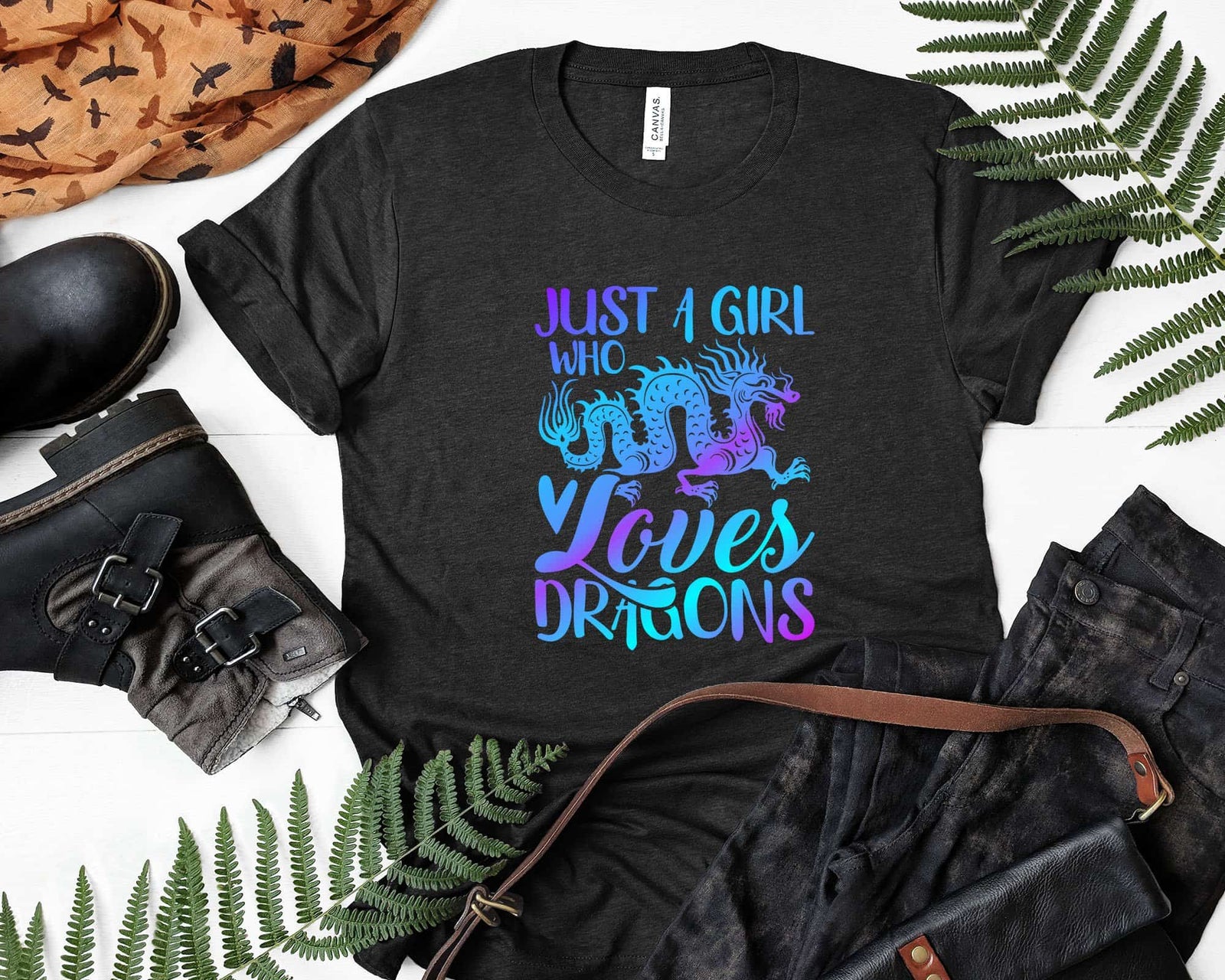 Just a Girl Who Loves Dragons Space Dragon Png Svg Cricut Cut Files ...