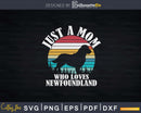 Just A Girl Who Loves Newfoundland Png Svg Files For Cricut