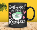 Just a Girl Who Loves Ramen Svg Png Cricut Cut Files