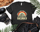 Just A Girl Who Loves Sunshine And Skunks t shirt svg