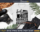 Just Another Beer Drinker with Cornhole Problem Svg Dxf Png