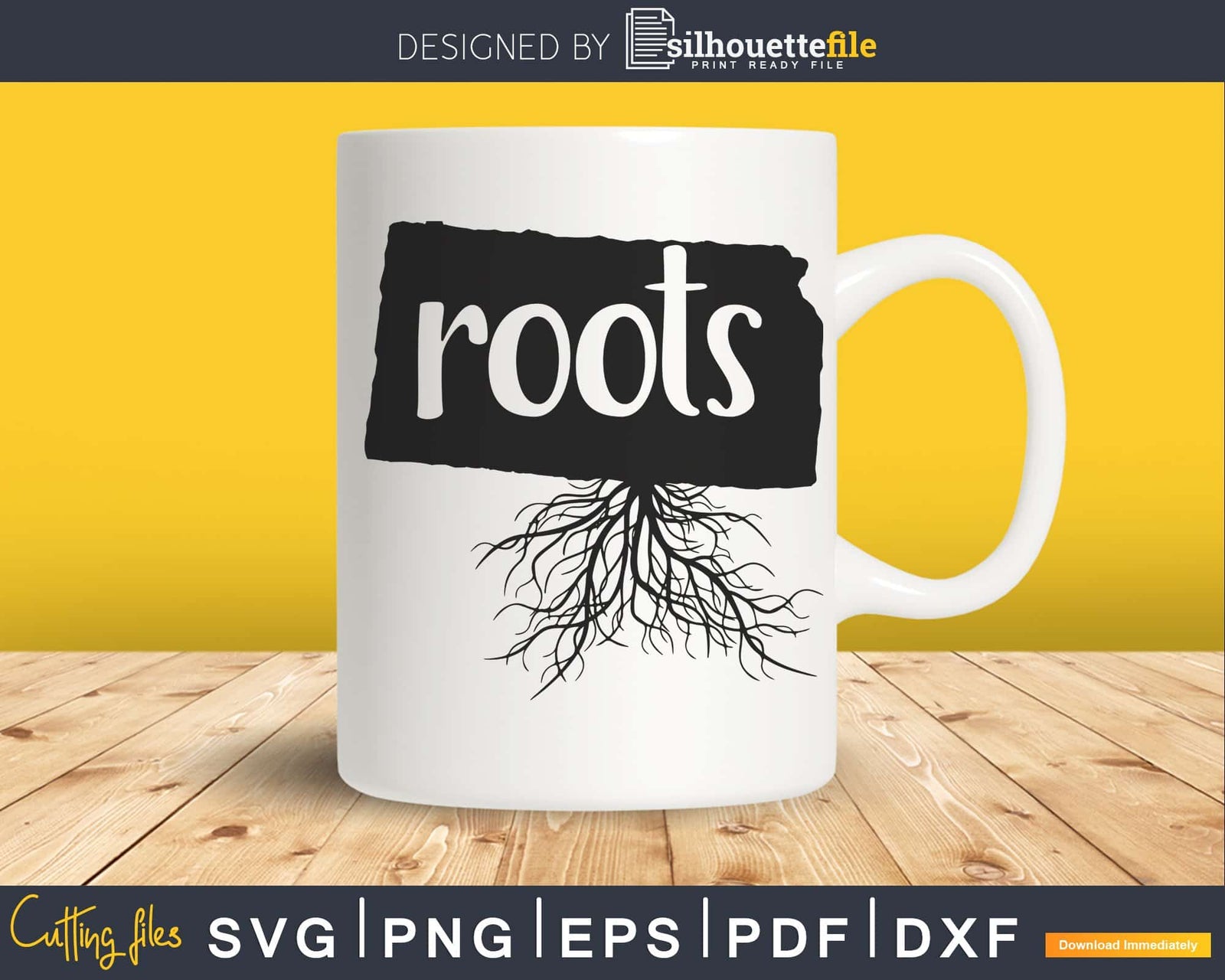 Kansas KS Roots Home Native Map silhouette cricut cut svg | Silhouettefile