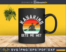 Kayaking gets me wet Funny Kayak Kayaker Svg Dxf Cut Files
