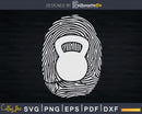 Kettlebell Training DNA Svg Dxf Cut Files