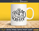 King Of The Camper svg eps dxf png cutting files