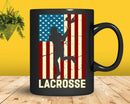 Lacrosse American Flag USA Fan Vintage Retro Svg Png Cricut