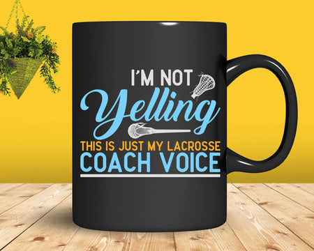 Lacrosse Coach Gift Lax Sticks Funny Voice Svg Png Cricut