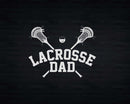 Lacrosse Dad LAX Crossed Sticks Svg Png Cricut Files